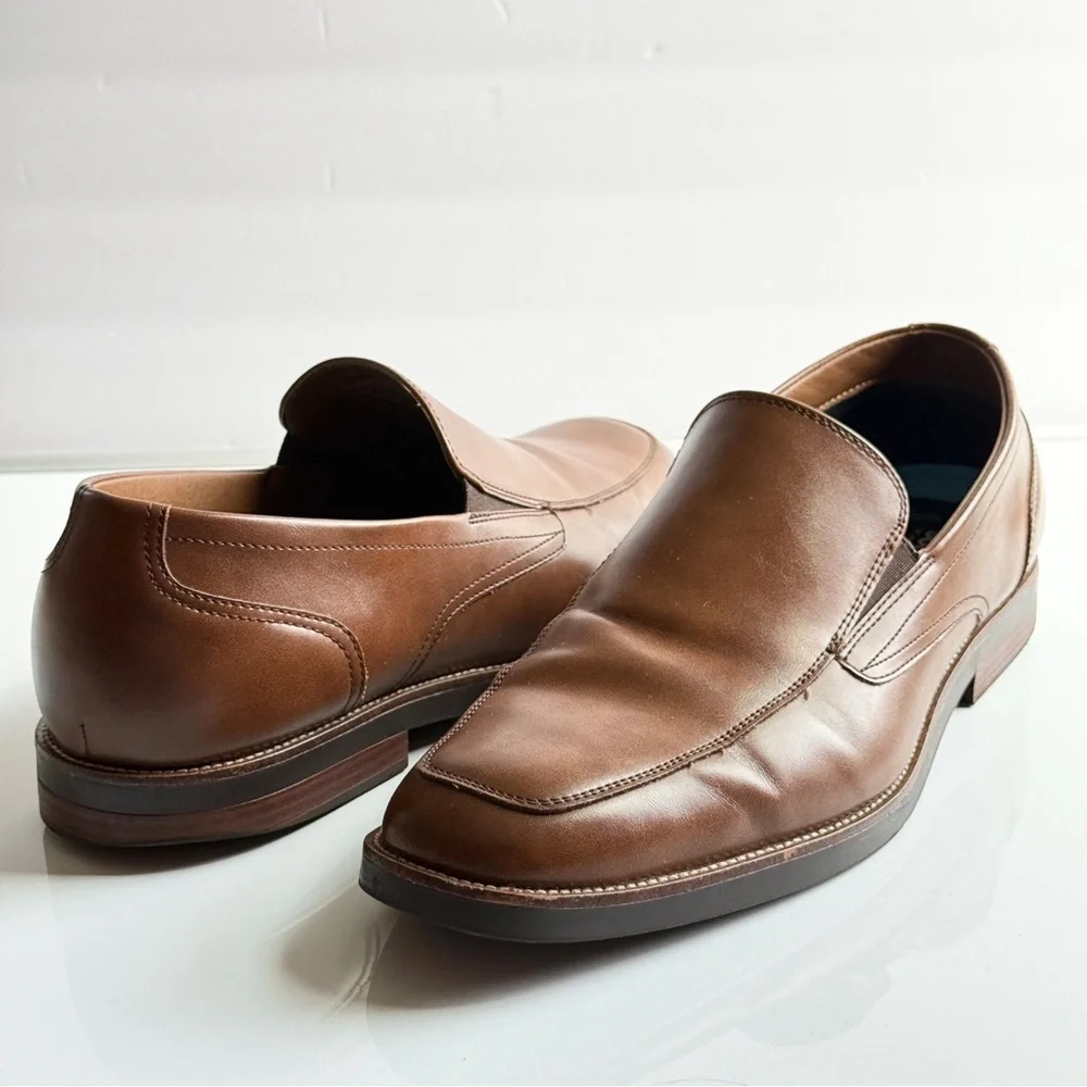 Dockers Men's Slip On Dress Oxfords Brown Size 11.5